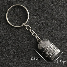 Load image into Gallery viewer, PUBG Keychain Playerunknowns Battlegrounds Backpack Armor Helmet Pan 98k Flare Gun Keyring Key Chain Ring Army Jewelry Wholesale