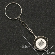 Load image into Gallery viewer, PUBG Keychain Playerunknowns Battlegrounds Backpack Armor Helmet Pan 98k Flare Gun Keyring Key Chain Ring Army Jewelry Wholesale