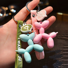 Load image into Gallery viewer, New Fashion Stereo Cute Balloon Dog Keychain Key ring Creative Cartoon Mobile Phone Bag Car Pendant Fun Keychain