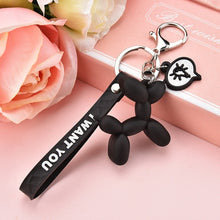 Load image into Gallery viewer, New Fashion Stereo Cute Balloon Dog Keychain Key ring Creative Cartoon Mobile Phone Bag Car Pendant Fun Keychain