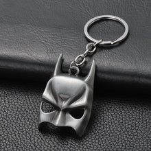 Load image into Gallery viewer, 2019 Marvel The Avengers Keychain Thor's Hammer Thanos Gauntlet Captain America Shield Hulk Batman Mask Key Ring Wholesale