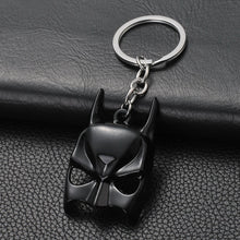 Load image into Gallery viewer, 2019 Marvel The Avengers Keychain Thor's Hammer Thanos Gauntlet Captain America Shield Hulk Batman Mask Key Ring Wholesale