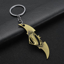 Load image into Gallery viewer, 2019 Marvel The Avengers Keychain Thor's Hammer Thanos Gauntlet Captain America Shield Hulk Batman Mask Key Ring Wholesale