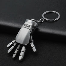 Load image into Gallery viewer, 2019 Marvel The Avengers Keychain Thor's Hammer Thanos Gauntlet Captain America Shield Hulk Batman Mask Key Ring Wholesale