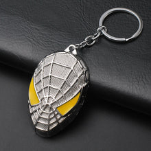 Load image into Gallery viewer, 2019 Marvel The Avengers Keychain Thor's Hammer Thanos Gauntlet Captain America Shield Hulk Batman Mask Key Ring Wholesale