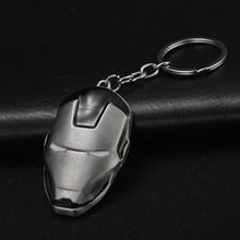 Load image into Gallery viewer, 2019 Marvel The Avengers Keychain Thor's Hammer Thanos Gauntlet Captain America Shield Hulk Batman Mask Key Ring Wholesale