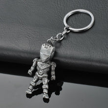 Load image into Gallery viewer, 2019 Marvel The Avengers Keychain Thor's Hammer Thanos Gauntlet Captain America Shield Hulk Batman Mask Key Ring Wholesale