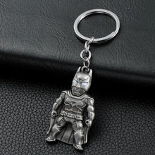 Load image into Gallery viewer, 2019 Marvel The Avengers Keychain Thor's Hammer Thanos Gauntlet Captain America Shield Hulk Batman Mask Key Ring Wholesale