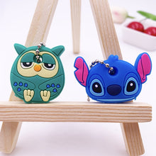 Load image into Gallery viewer, 2Pcs/set Cute Cartoon Protective Silicone Keychain For Women/Man Key Cover Key Caps Key Ring Key Holder Kids Gift Key chains