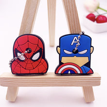 Load image into Gallery viewer, 2Pcs/set Cute Cartoon Protective Silicone Keychain For Women/Man Key Cover Key Caps Key Ring Key Holder Kids Gift Key chains