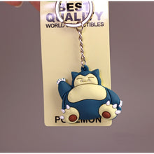 Load image into Gallery viewer, 3D Anime Pokemon Go Key Ring Pikachu Keychain Pocket Monsters Key Holder Pendant Mini Charmander Squirtle Eevee Vulpix Figures
