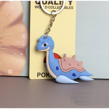 Load image into Gallery viewer, 3D Anime Pokemon Go Key Ring Pikachu Keychain Pocket Monsters Key Holder Pendant Mini Charmander Squirtle Eevee Vulpix Figures
