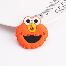 Load image into Gallery viewer, Cute Cartoon Keychain Silicone Stitch Protective Key Case Cover for Key Control Dust Cap Holder Gift Women Key Chain
