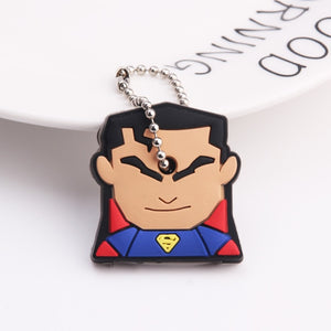 Cute Cartoon Keychain Silicone Stitch Protective Key Case Cover for Key Control Dust Cap Holder Gift Women Key Chain