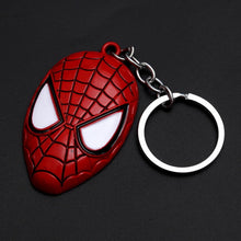 Load image into Gallery viewer, 2019 Marvel The Avengers Keychain Thor&#39;s Hammer Thanos Gauntlet Captain America Shield Hulk Batman Mask Key Ring Wholesale
