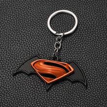 Load image into Gallery viewer, 2019 Marvel The Avengers Keychain Thor&#39;s Hammer Thanos Gauntlet Captain America Shield Hulk Batman Mask Key Ring Wholesale
