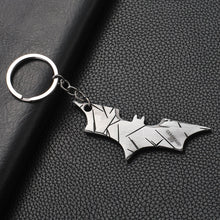 Load image into Gallery viewer, 2019 Marvel The Avengers Keychain Thor&#39;s Hammer Thanos Gauntlet Captain America Shield Hulk Batman Mask Key Ring Wholesale
