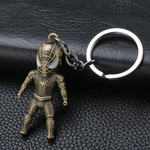 Load image into Gallery viewer, 2019 Marvel The Avengers Keychain Thor&#39;s Hammer Thanos Gauntlet Captain America Shield Hulk Batman Mask Key Ring Wholesale
