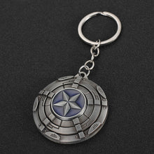 Load image into Gallery viewer, 2019 Marvel The Avengers Keychain Thor&#39;s Hammer Thanos Gauntlet Captain America Shield Hulk Batman Mask Key Ring Wholesale
