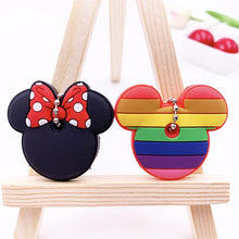 Load image into Gallery viewer, 2Pcs/set Cute Cartoon Protective Silicone Keychain For Women/Man Key Cover Key Caps Key Ring Key Holder Kids Gift Key chains
