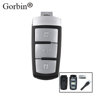 GORBIN 3Buttons Smart Remote Key Keyless Fob For VW Passat B6 3C B7 Magotan CC Car key shell Case For 3C0 959 752 BA 752 AD