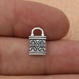 Mix Antique Silver Plated Key Lock Love Charm Pendants for Bracelet Necklace Accessories Diy Jewelry Making Handmade 10pcs